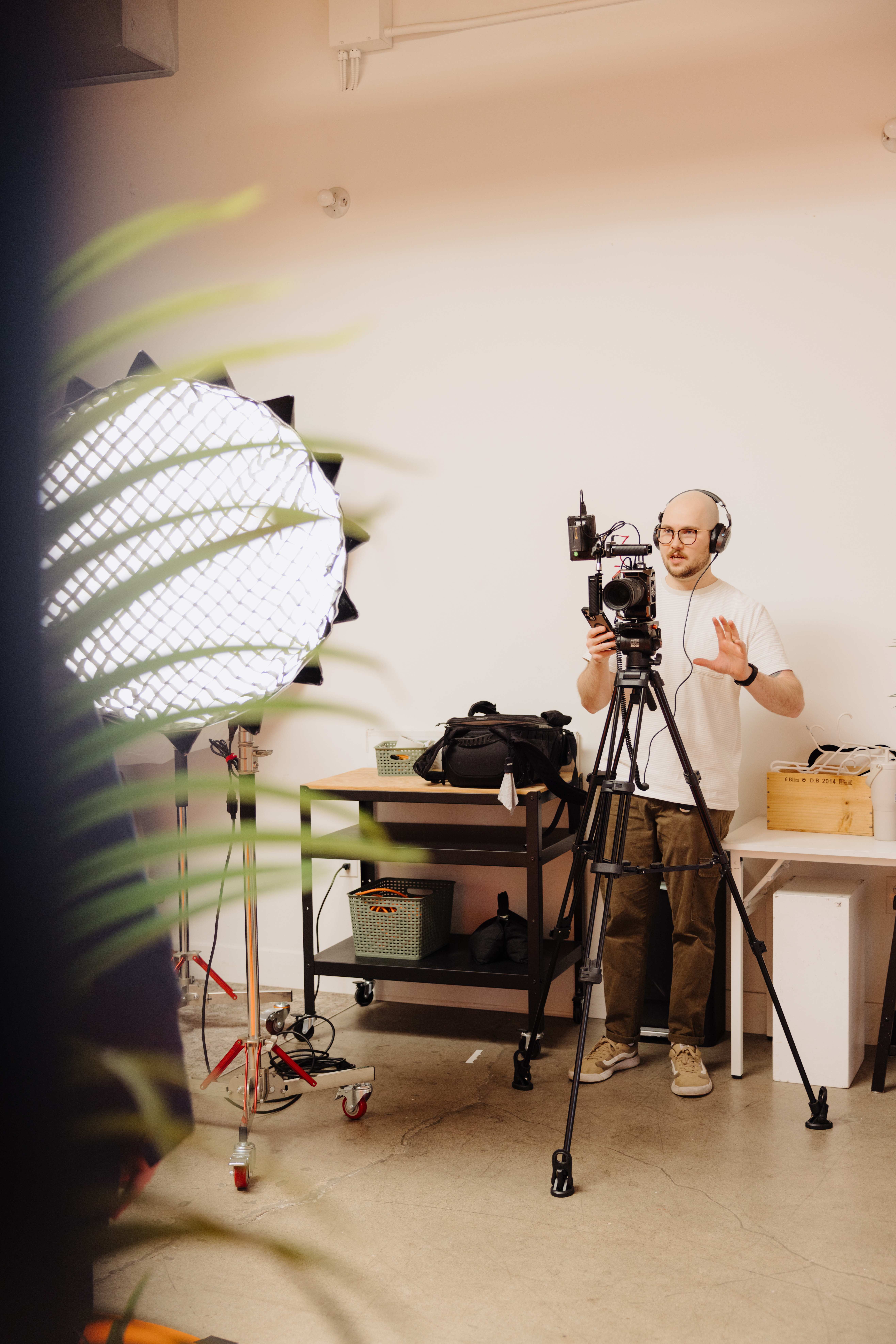 Jason on location at a Costa Mesa shoot